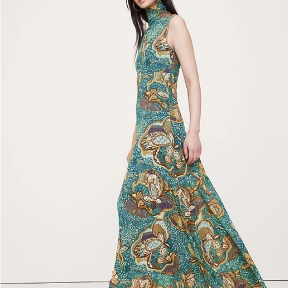 Banana Republic Mesh Maxi Dress